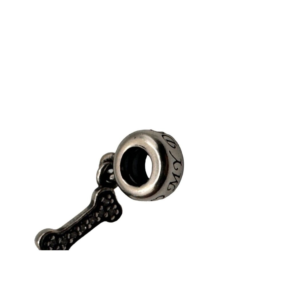 Pandora Dangle Charm I Love My Dog Sterling Silver S925 ALE Dog Lover - Picture 4 of 5